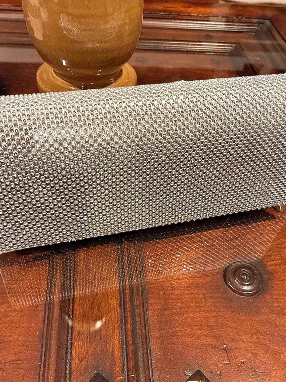 Silver Rhinestone Clutch Like New